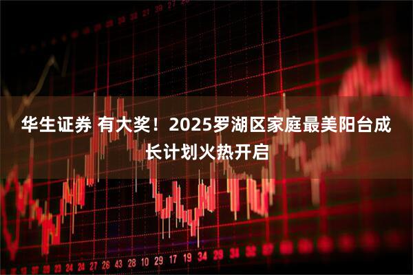 华生证券 有大奖！2025罗湖区家庭最美阳台成长计划火热开启